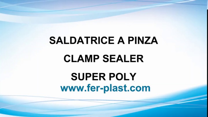 Saldatrice portatile a pinza ad impulso di calore SUPER POLY