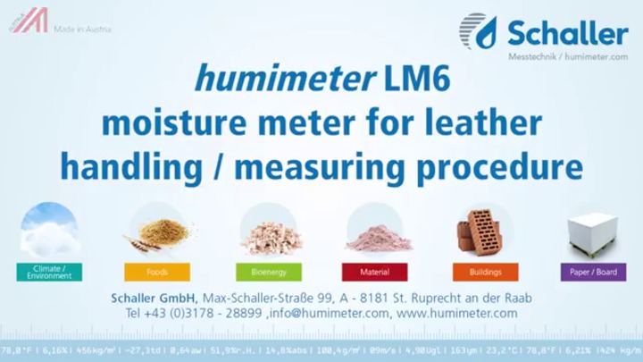 humimeter Misuratore di umidità della pelle portatile LM5 - Schaller  Messtechnik