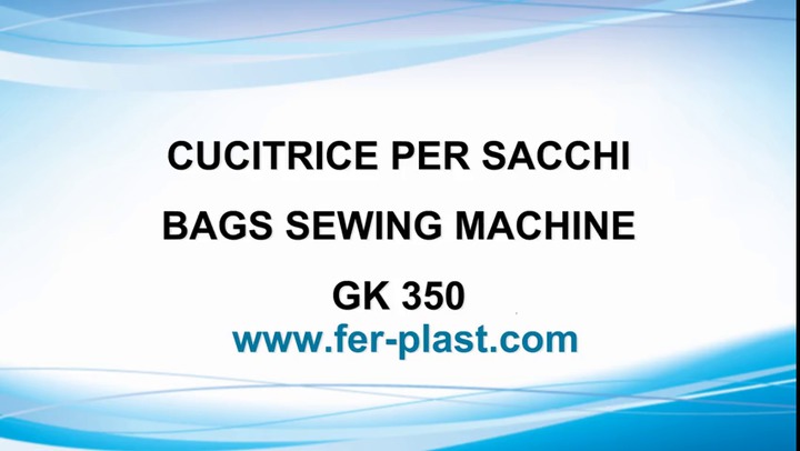 Macchina da cucire punto a catenella - GK 350 - Ferplast - ad ago singolo /  a 1 filo / per tessuti